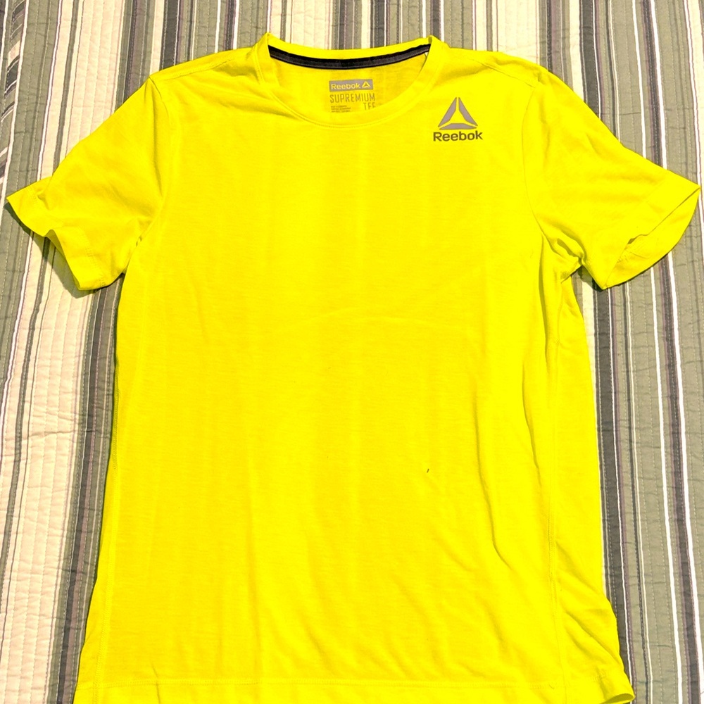 Reebok Men's Vibrant Yellow Tee
